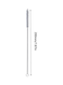 Generic Stainless Steel Metal Pipe Brush Silver/White 200X7X7mm