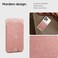 Spigen Urban Fit (MagFit) Magnetic Wallet Card Holder [3 cards] for MagSafe compatible with iPhone 15 Pro Max / 15 Pro / 15 Plus / 15 / iPhone 14/13/12 series - Rose Gold