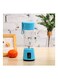 Generic 380Ml Portable USB Handheld Rechargeable Juicer Cup Blender With 6-Blades Blue 24.5X9X9Cm