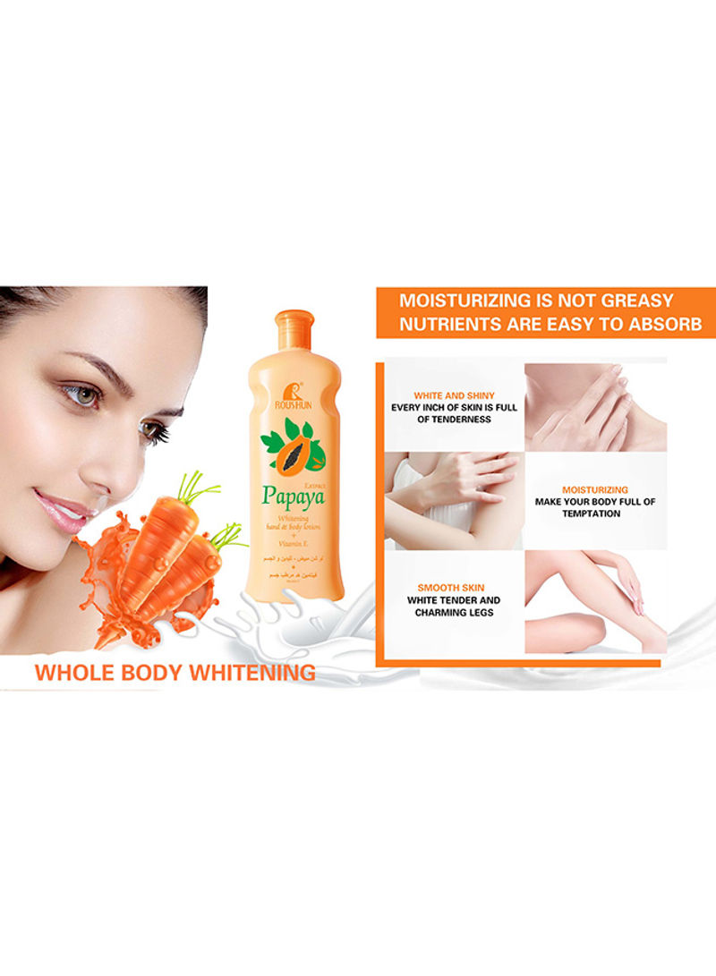 Generic Papaya Hand And Body Whitening Lotion Orange 600ml