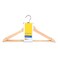 MyChoice Wooden Hanger Set Beige 4 PCS