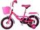 Vego Alexa Kids Bike 12 Inch With Rear Sidewheels, Dark Pink