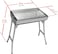 Portable Stainless Steel Charcoal Grill - Folding BBQ Grill for Outdoor Camping, Lightweight and Premium Barbecue Experience for Travel and Wild Adventures