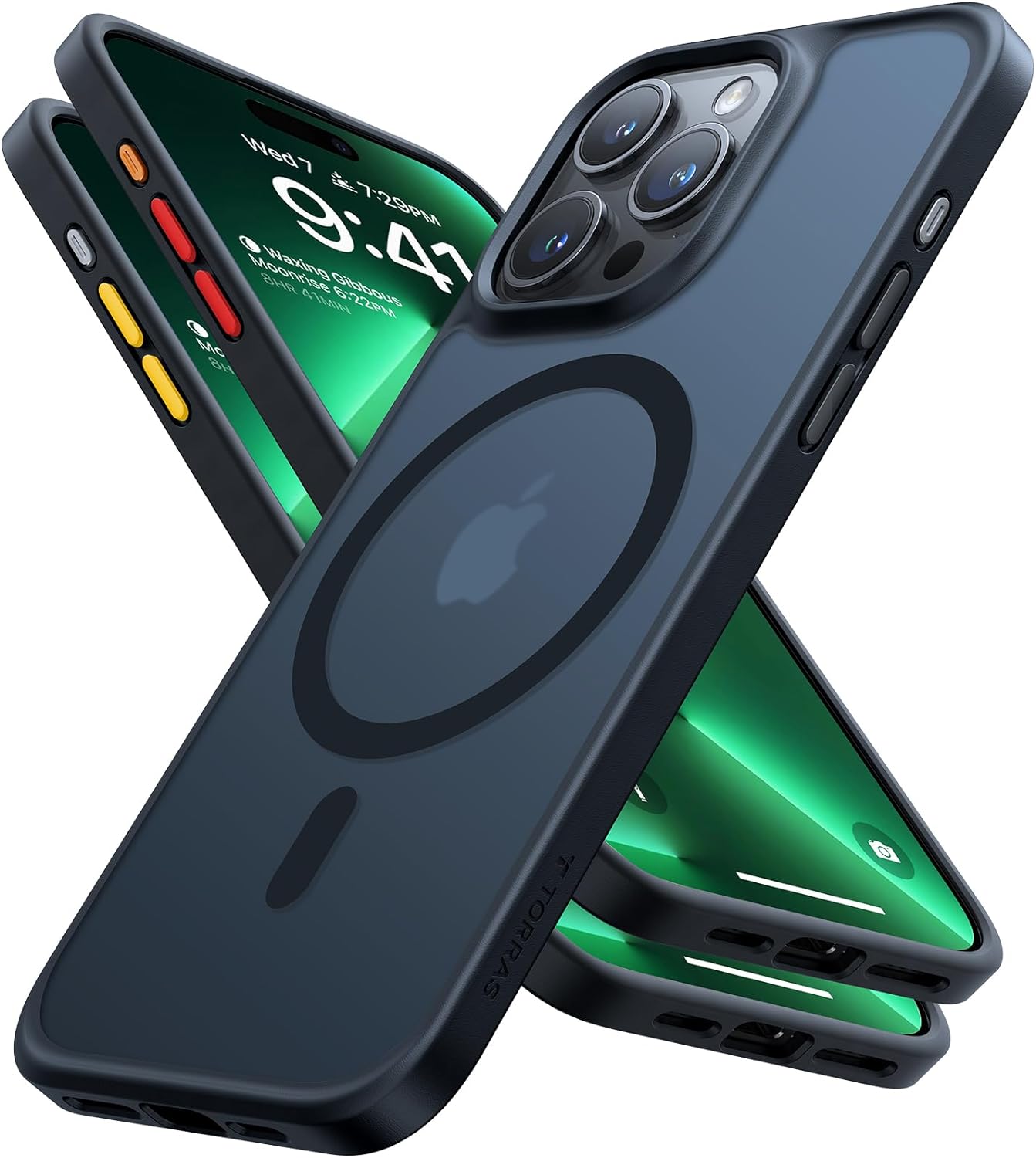 Buy TORRAS Magnetic Shockproof For iPhone 15 Pro Max Case, 18N Strong ...