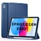 HYX New iPad 10th Generation Case 10.9 Inch 2022 with Pencil Holder, Soft TPU Back Smart Trifold Stand Case [Support Touch ID and Auto Wake/Sleep], Cover for 2022 iPad 10th Gen 10.9 inch, Blue
