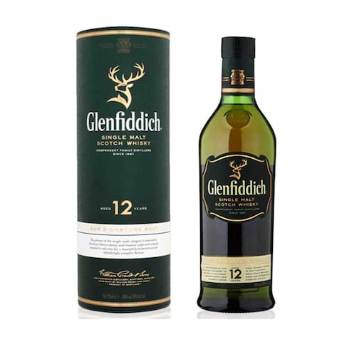Glenfiddich 12 Year Old Single Malt Scotch Whisky 750ml