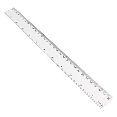 Gelx Clear Ruler 30cm