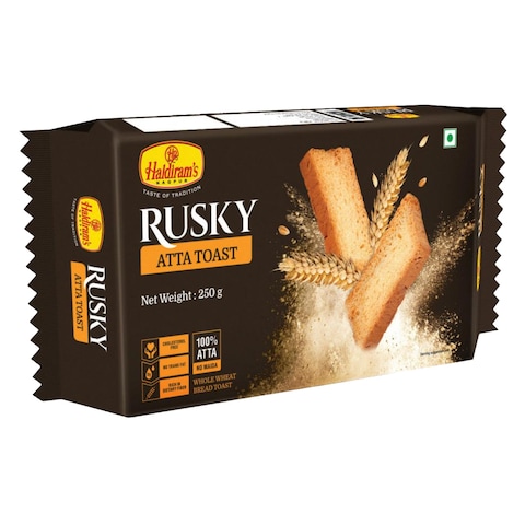 Haldiram&#39;s Rusky Atta Bread Toast 250g