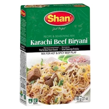 Shan Karachi Beef Biryani Mix Masala 60g