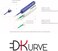 DKURVE&reg; Fiber Optic Cleaner Pen with 800+ Cleans for LC/MU 1.25mm UPC/APC Ferrules Push Type