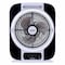 Geepas Rechargeable Fan 12 Inch Black/White