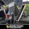 Scosche MagicMount Pro CHARGE5 Magnetic Wireless Charging Mount for Vent/Dash (Mag Safe Compatiable) Silver/Black, MPQ5DV-XTSP