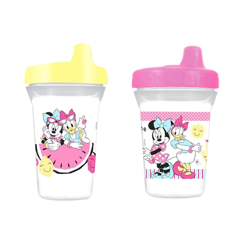 Disney Minnie Mouse Sippy Cup TRHA1699 Clear 300ml Pack of 2 price in