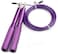 ULTIMAX Jump Rope Adjustable for Fitness Workout Exercise Jump ropes-Purple