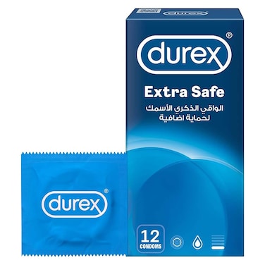 Durex Condom Extra Safe - 12 Pieces