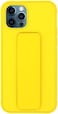 MARGOUN For iPhone 12 Finger Grip Phone holder Phone Case Car Magnetic Multi-function Shockproof Back Cover Protective Case Two-in-one Phone holder Phone Case (Yellow, iphone 12/12 pro)