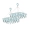 Aiwanto 2Pcs Cloth Clips Hanging Cloth 32 Clips Each Cloth Hanging Clips Drying rack Clips