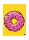 Donut Metal Plate Poster Multicolour 15x20centimeter
