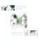 Generic-Professional Magic Yoyo T6 Rainbow Aluminum Alloy Metal Yoyo 8 Ball KK Bearing with String for Kids Silver