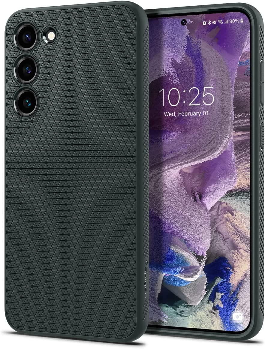 Spigen Liquid Air designed for Samsung Galaxy S23 case cover (2023) - Abyss Green