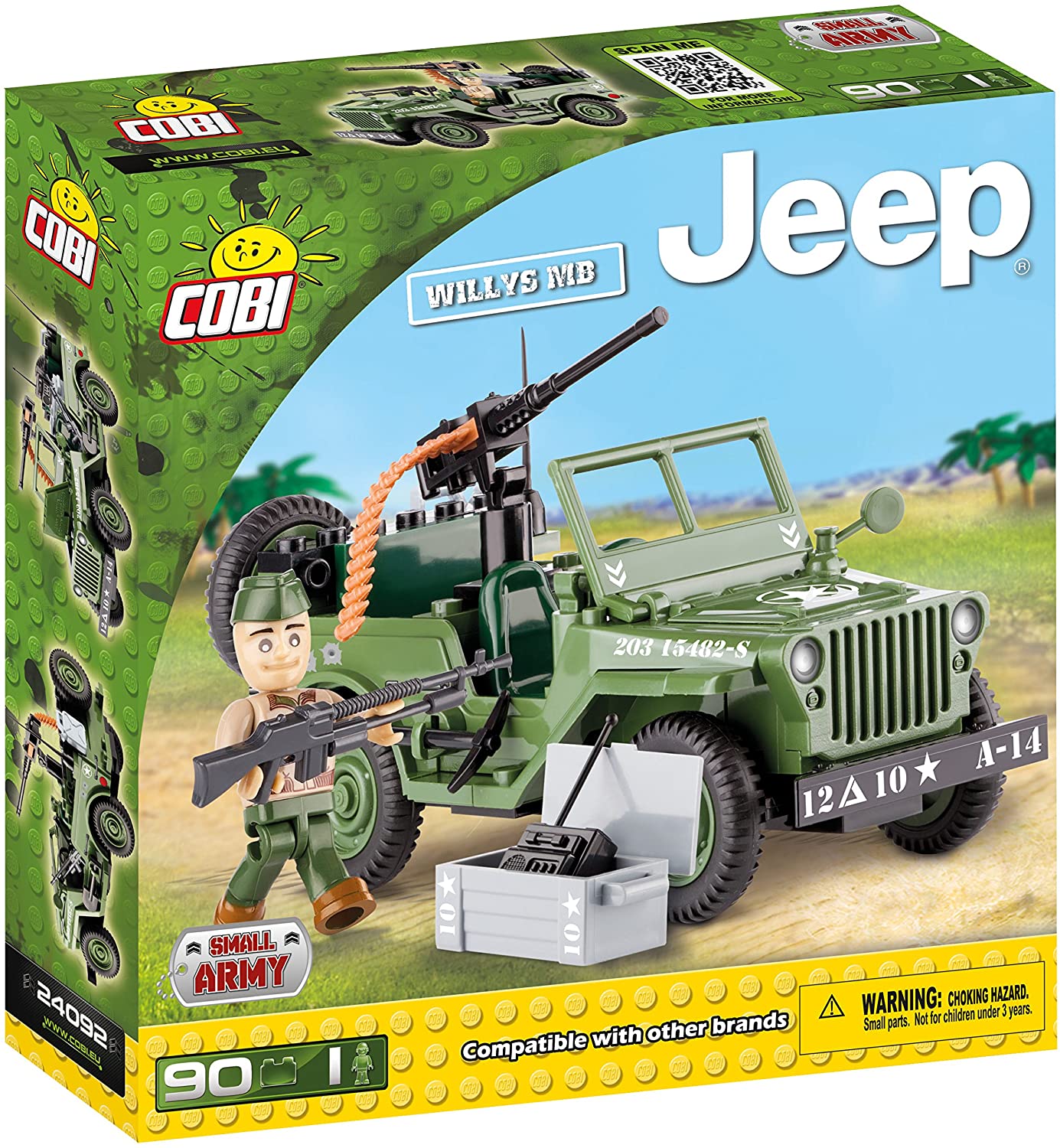 Buy Cobi Small Army Jeep Willys Mb Online | Carrefour UAE