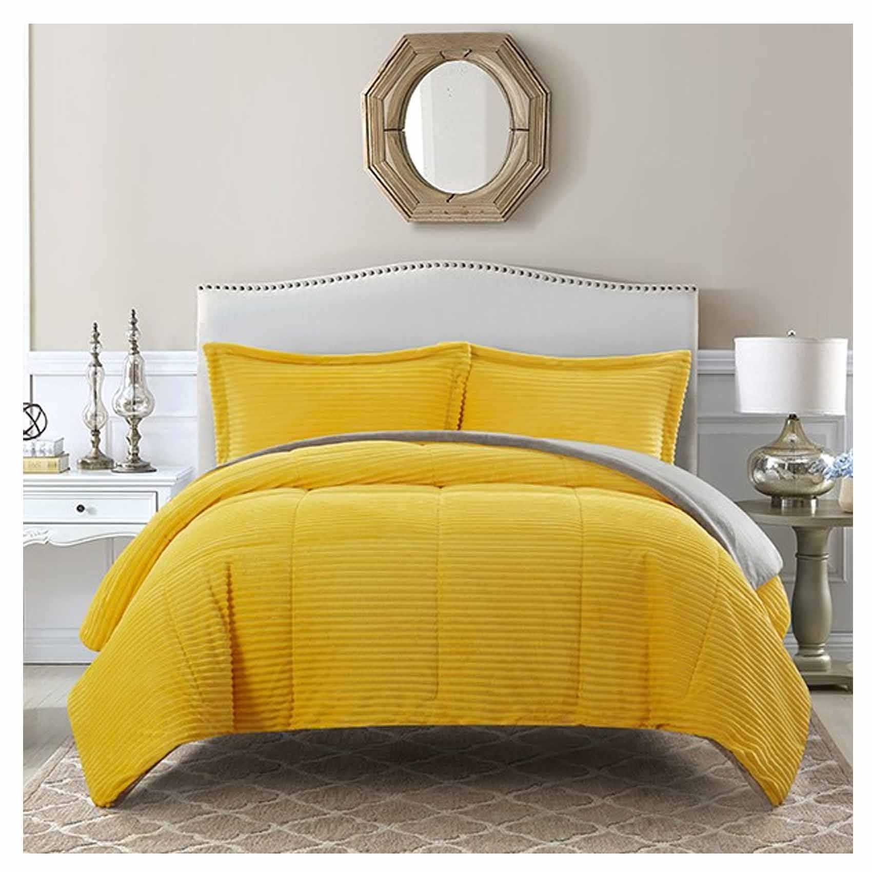 Nova Jaquard Winter Comforter Single Size Yellow