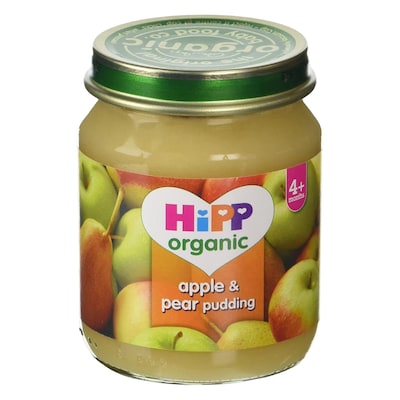 Hipp Organic Apple And Pear Pudding Baby Food 125G