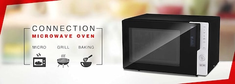 Sharp 28 Liters 2500W Convection Microwave R-28Cn(W), Completely Digitised With Combination/Grill/Reheat Cooking White