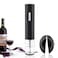 XGEW Electric Bottle Corkscrew Opener Gift Set Automatic Bottle Opener with Foil Cutter
