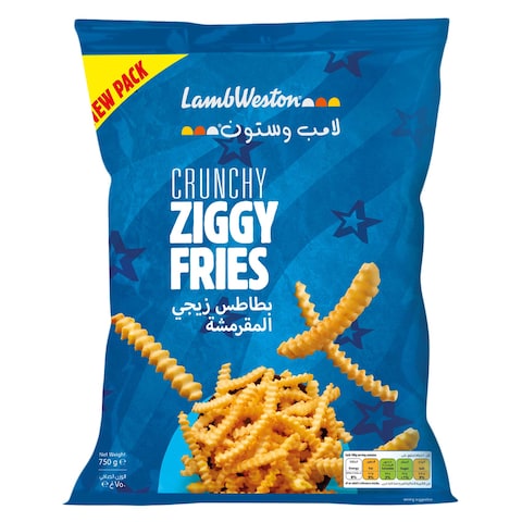 Buy Lamb Weston Ziggy Fries 750g in Saudi Arabia