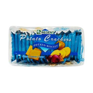 Regent Potato Crackers  Biscuit Onion Cheese Flavor 10gr
