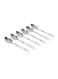 Delcasa 6-Piece Dinner Spoon Set White/Yellow