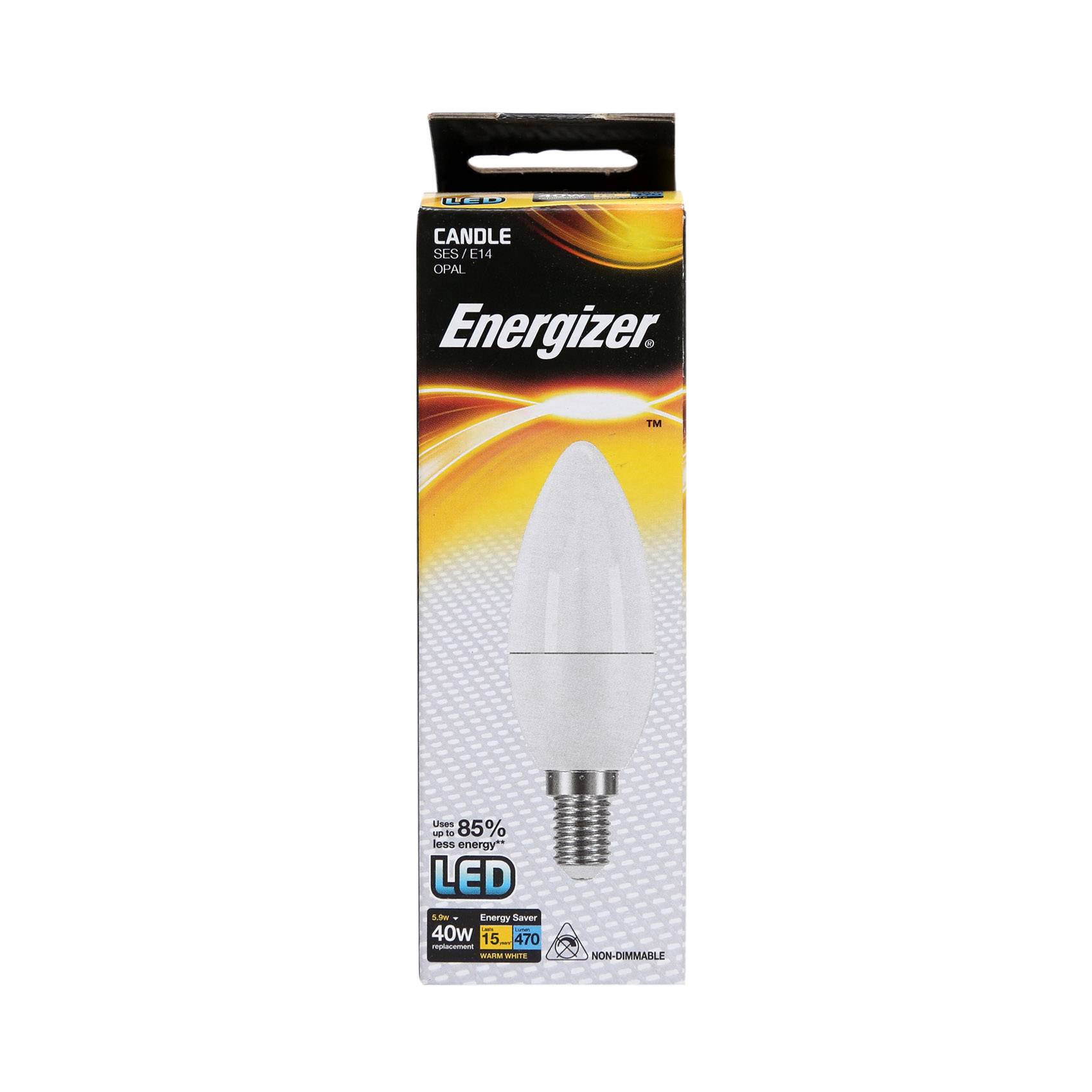 Energizer LED Bulb Candle SES E14 5.9W