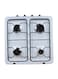 DLC 4 Eye Gas Stove, DLC-39048, White