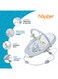 Moon Hopper Baby Bouncer Portable Soothing Seat With Vibration, 0-6 Months, Grey