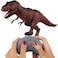 Fitto Remote Control Walking Dinosaur Toys Dinosaur Robot, With Glowing Eyes and Roaring Sound Realistic T-Rex Dinosaur Toy Figure for Kids Brown