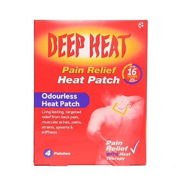 Deep Heat For Heat Patch Pain 4 patches