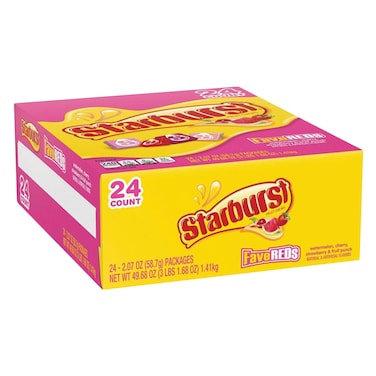 Starburst Fruit Chew Favred 45g X24
