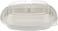 Hotpack 9" Deep Bio Degradable Container With Lid 3 Compartment 5 Pieces
