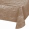 Creative Converting Plastic Tablecover- 54-Inch x 108-Inch Size- Metallic Rose