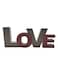 Rustic Wooden Letters Romantic English Word "LOVE"
