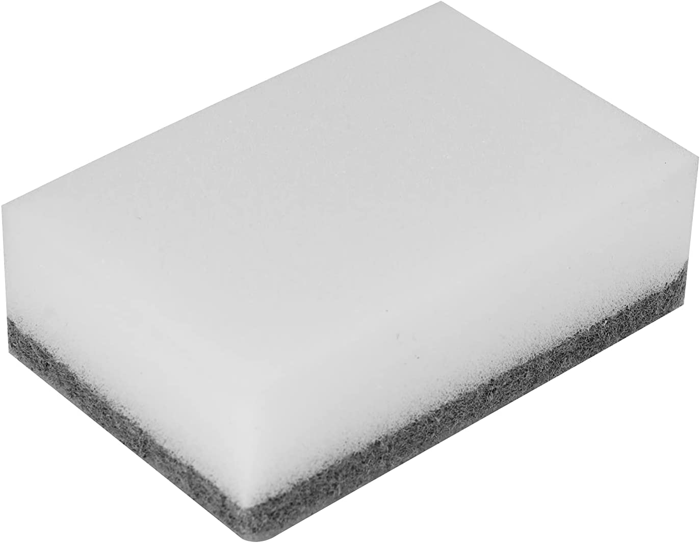 Royalford Royalbright Heavy Duty Cleaning Sponges- RF10626 Scrub Pads For Kitchen Sink &amp; Bathroom 2 In 1 Cleaning Supplies Premium-Quality Ideal For Dish Wash Multi-Purpose, Pack Of 10, White &amp; Grey