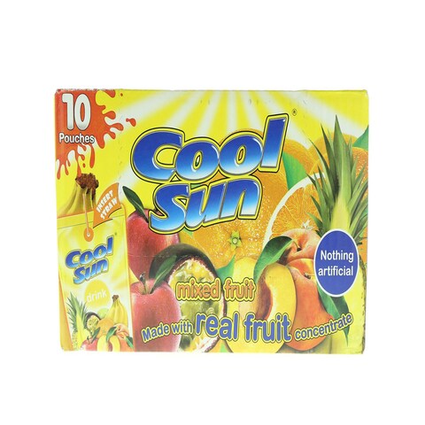 Buy Cool Sun Mixed Fruit Juice 200ml Pack of 10 in UAE