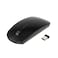 Generic-2.4G Wireless Mouse Portable Ultra-thin Mute Mouse 4 Keys Wireless Optical Mouse 1600DPI for Desktop Computer Laptop Black