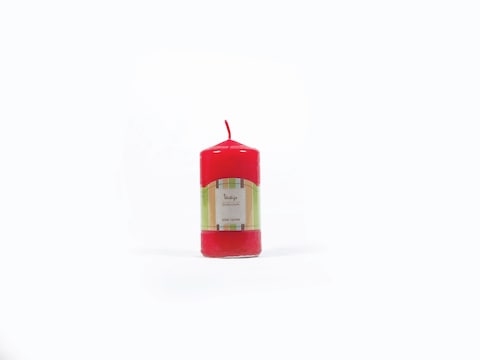 Pillar Candle 3x6in Deep Red