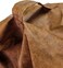 Luxe Decora Faux Leather Antique Bean Bag With Filling 80x80x50cm (Brown)