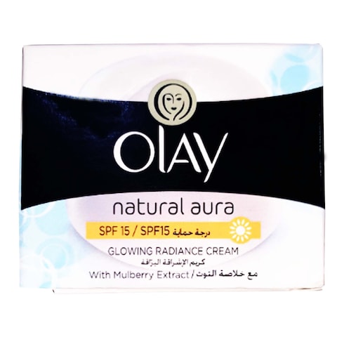 Buy Olay Natural White Natural Day SPF 24 glowing Fairness Cream 50 gr in Kuwait