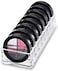 Beauenty Acrylic (Bronzer, Highlighter, Powder, Blush) Compact Makeup Organizer | 8 Space Cosmetic Storage (Clear)