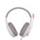 Meetion Stereo Gaming Headset White Pink Lightweight Backlit HP021