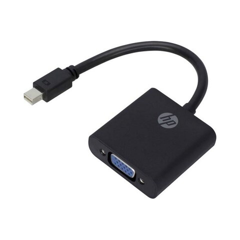 محول ميني من اتش بي من منفذ العرض إلى VGA – اسود